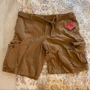 Mossimo Supply co tan cargo shorts size 40